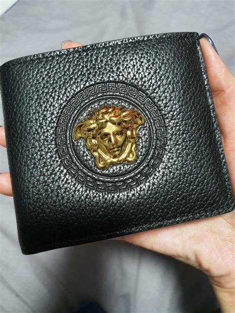 mens wallets versace